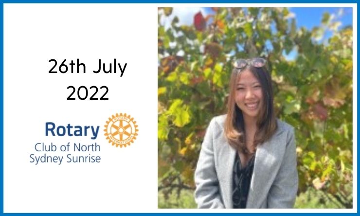 Image of Gem Chew and The North Sydney Sunrise Rotary Club logo
