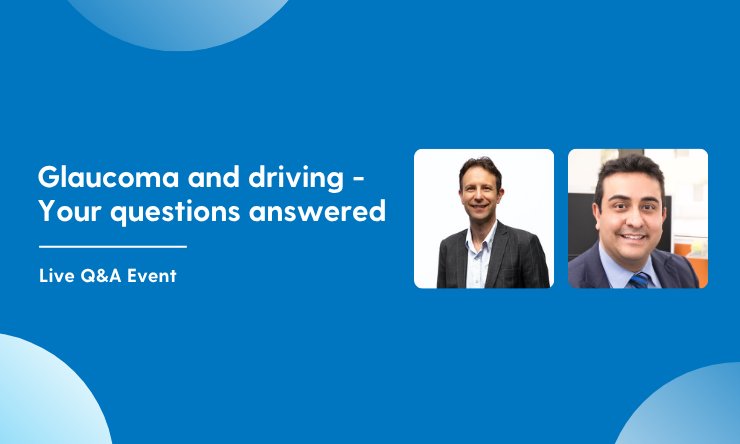 Glaucoma and driving - Your questions answered