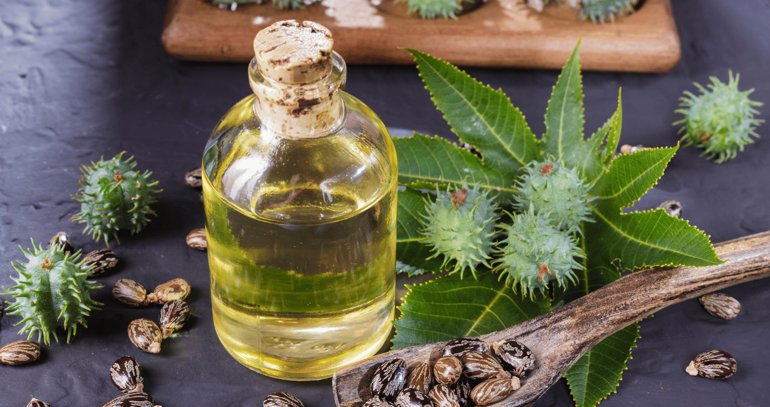 A bottle of castor oil