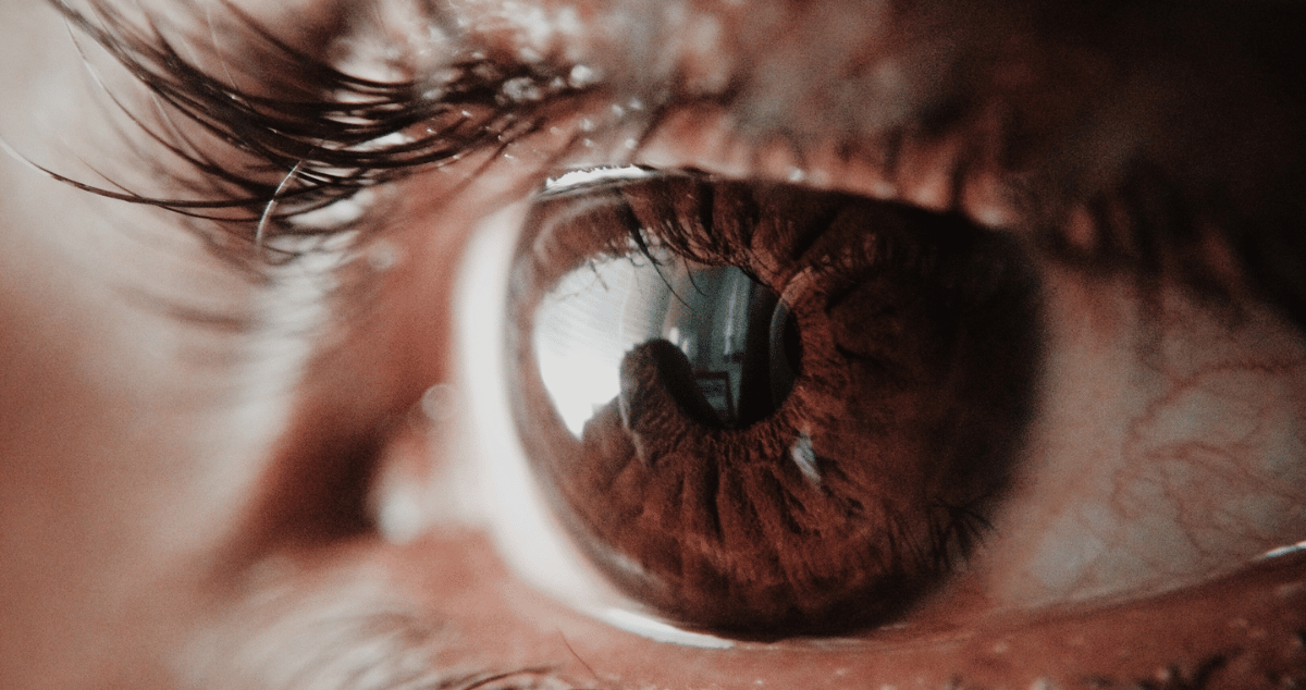 A close up image of an eye