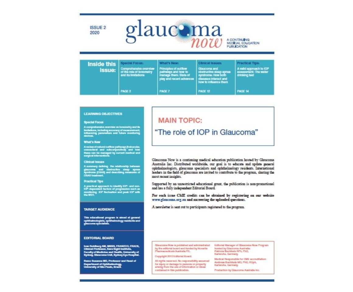 Image of Issue 2 2020 Glaucoma Now