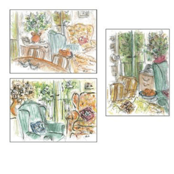 Rozelle Interior - Pack of 6 Correspondence Cards 