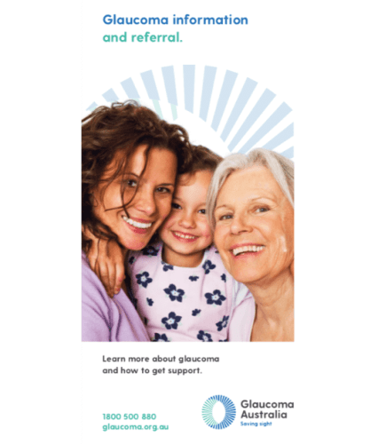 Glaucoma Information and Referral brochure (max 5 packs of 20) image