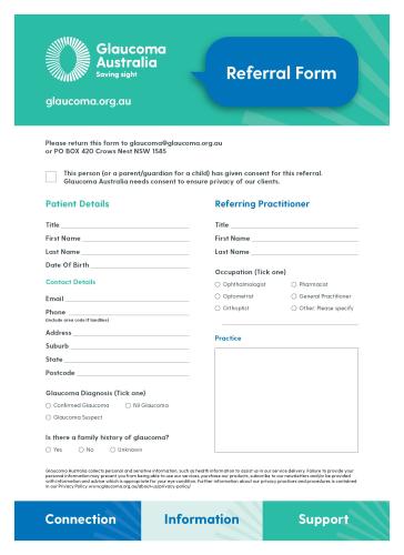 Patient Referral Pads - 30 page image